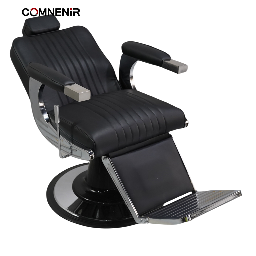 Wholesale High quality barber chair hairdressing chair hair salon chair with footrest lift could put down