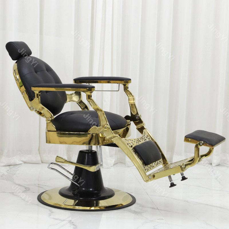 Beauty Styling Commercial Salon Chair Furniture Barber Shop Hairdresser Chair Hydraulic Pump Antique Barber Chair