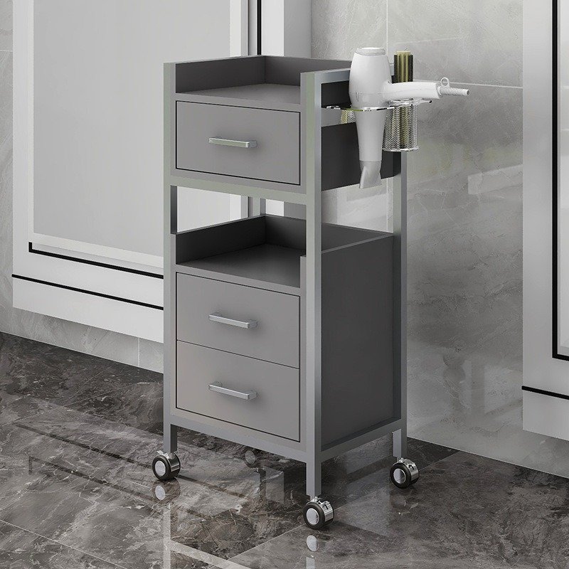 hot sale luxury beauty barber hair salon furniture high quality cart metal salon trolley