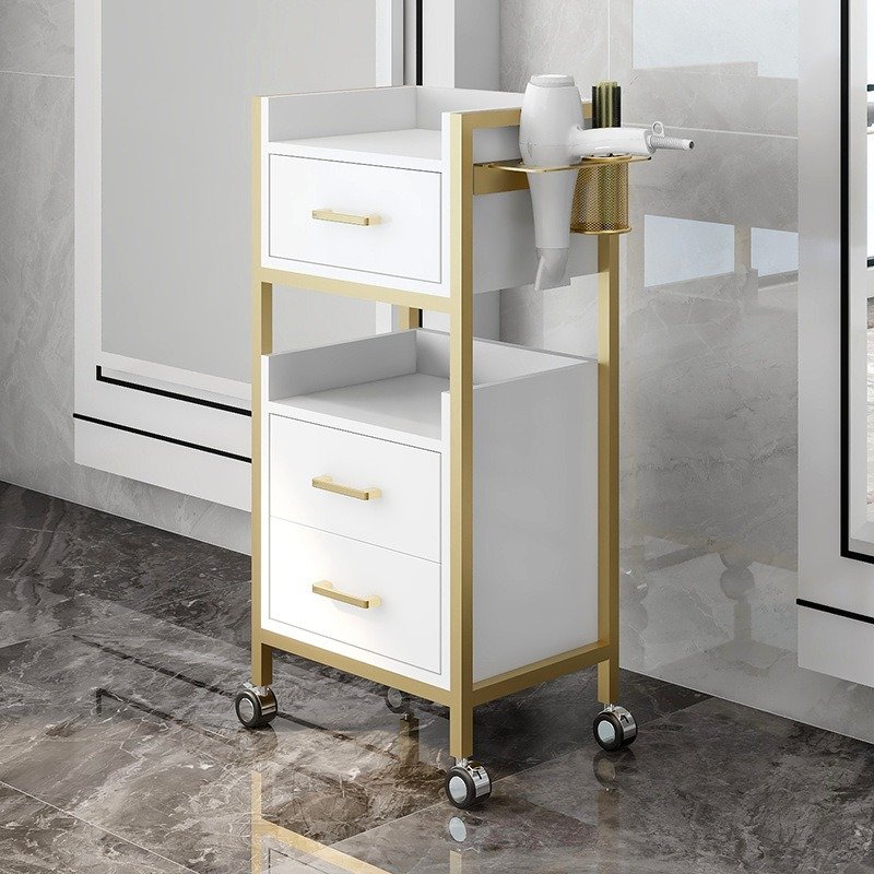 hot sale luxury beauty barber hair salon furniture high quality cart metal salon trolley