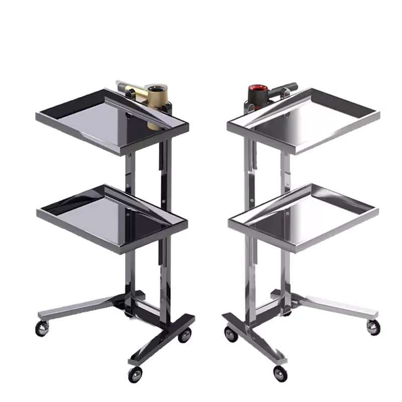 Metal Hairdressing Trolley Mobile High-Quality Hair Salon Styling Car Beauty Salon Tool Car Hair Salon Trolley