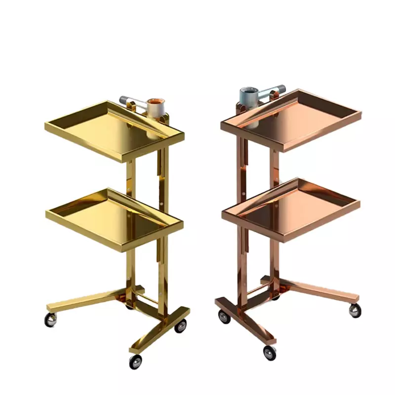 Metal Hairdressing Trolley Mobile High-Quality Hair Salon Styling Car Beauty Salon Tool Car Hair Salon Trolley