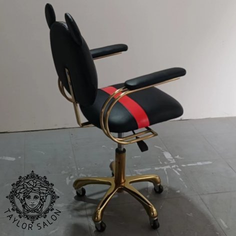 High quality black salon barber chair for kid's for sale