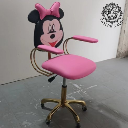High quality black salon barber chair for kid's for sale