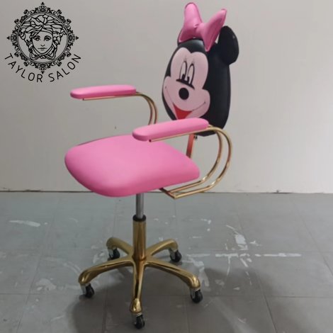 High quality black salon barber chair for kid's for sale