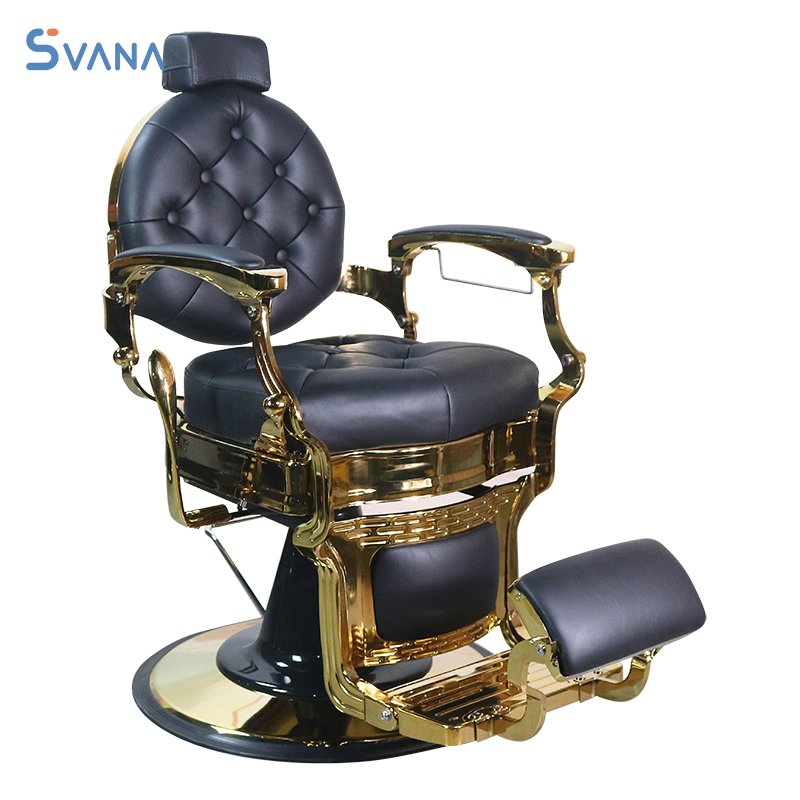 Classic Custom Color Heavy Duty Hydraulic Vintage Hairdressing Barber Chair Luxury Antique Reclining Barber Chair