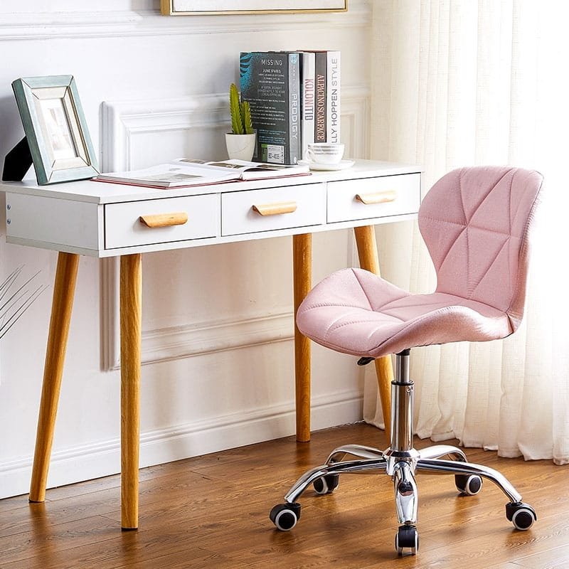 silla de comedor giratoria swivel vanity manicure barber chairs pink new modern event chairs wheel dining chair for sale used