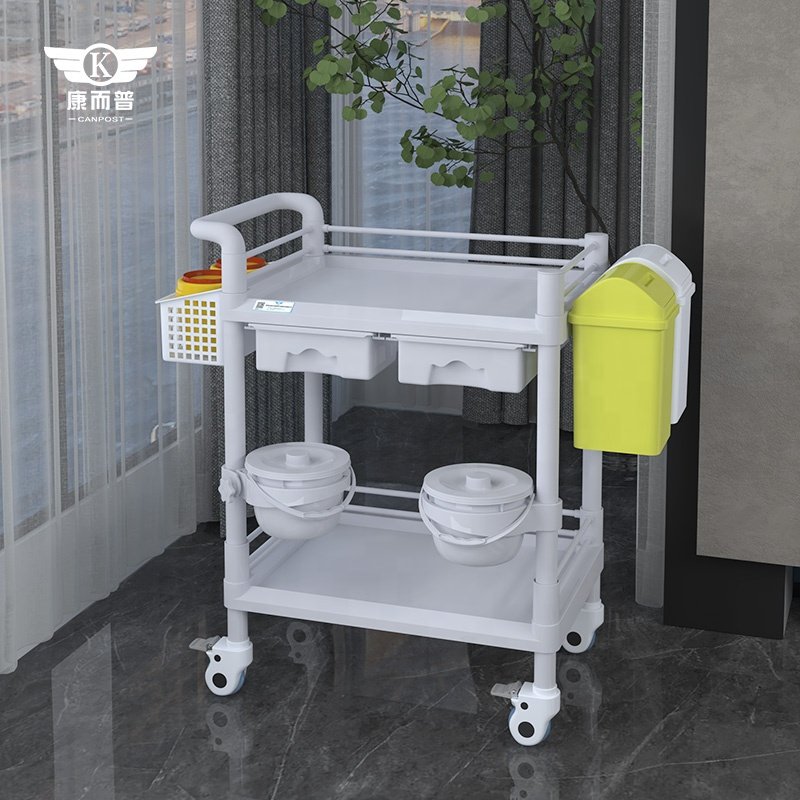 Factory wholesale new car High quality multi-functional care three layer storage silent universal wheel drawer trolley