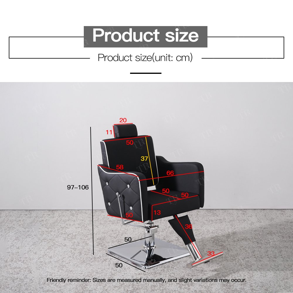 Turri Luxury Barber Chair Custom Hairdressing Chair Hydraulic Pump Memory Foam Salon Chair Furniture