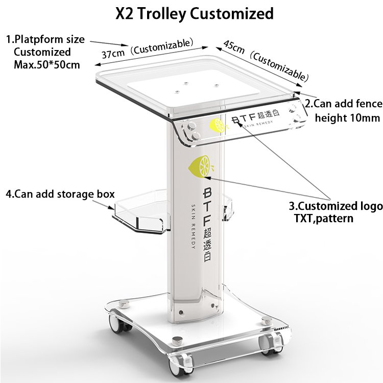 Latest Professional Beauty Spa Hairdressing Salon Trolley With Wheels