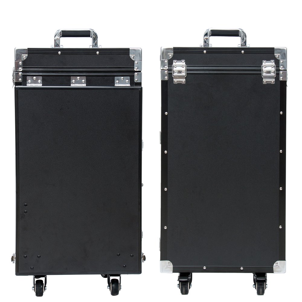 Latest Version Of Nail Beauty Station With LED and Lights Salon Table Nail Polish Trolley