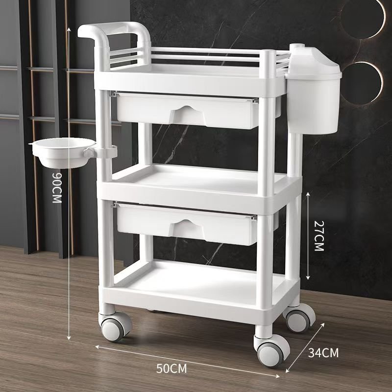 K Beauty salon special trolley Salon special trolley rack household mobile trolley