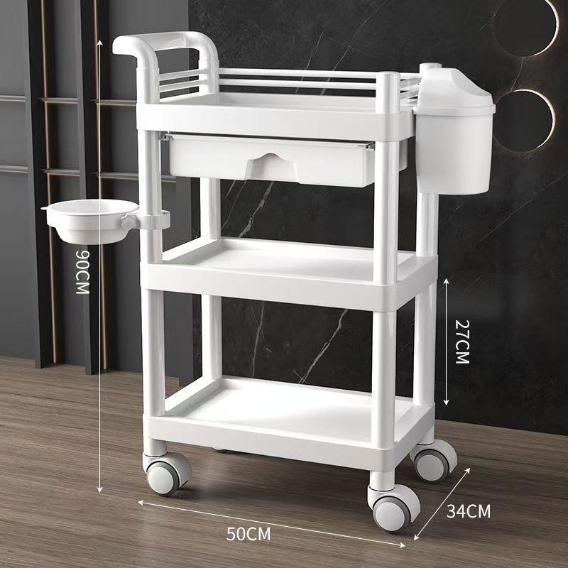 K Beauty salon special trolley Salon special trolley rack household mobile trolley