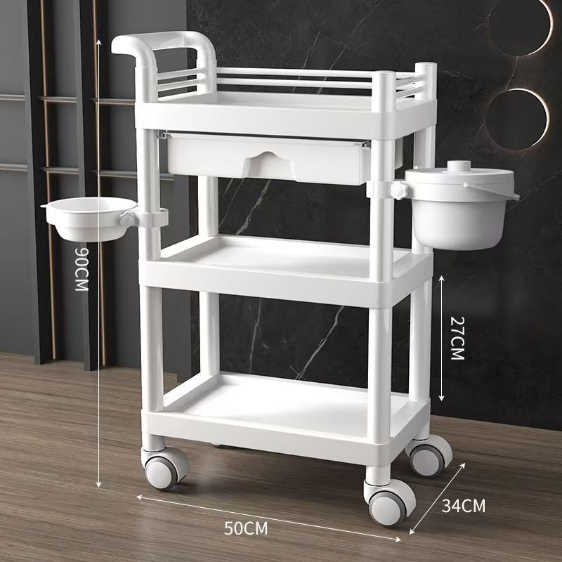 K Beauty salon special trolley Salon special trolley rack household mobile trolley
