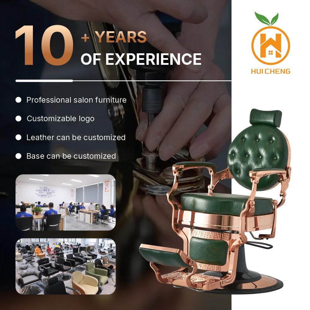 Vintage salon equipment heavy duty leather modern beauty salon barber shop beauty chair ZY-BC8831H