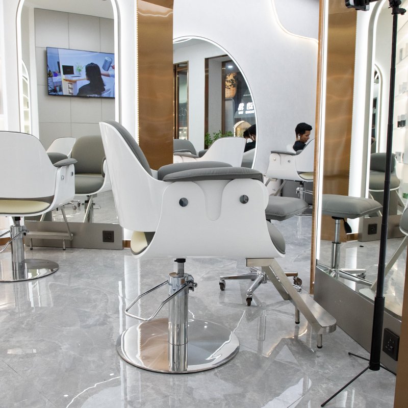 Bo Jue Hair Salon Chair Reclining Hydraulic Adjustable Lift Beauty Salon Equipment Barber Chair Styling Chair For Barbershop