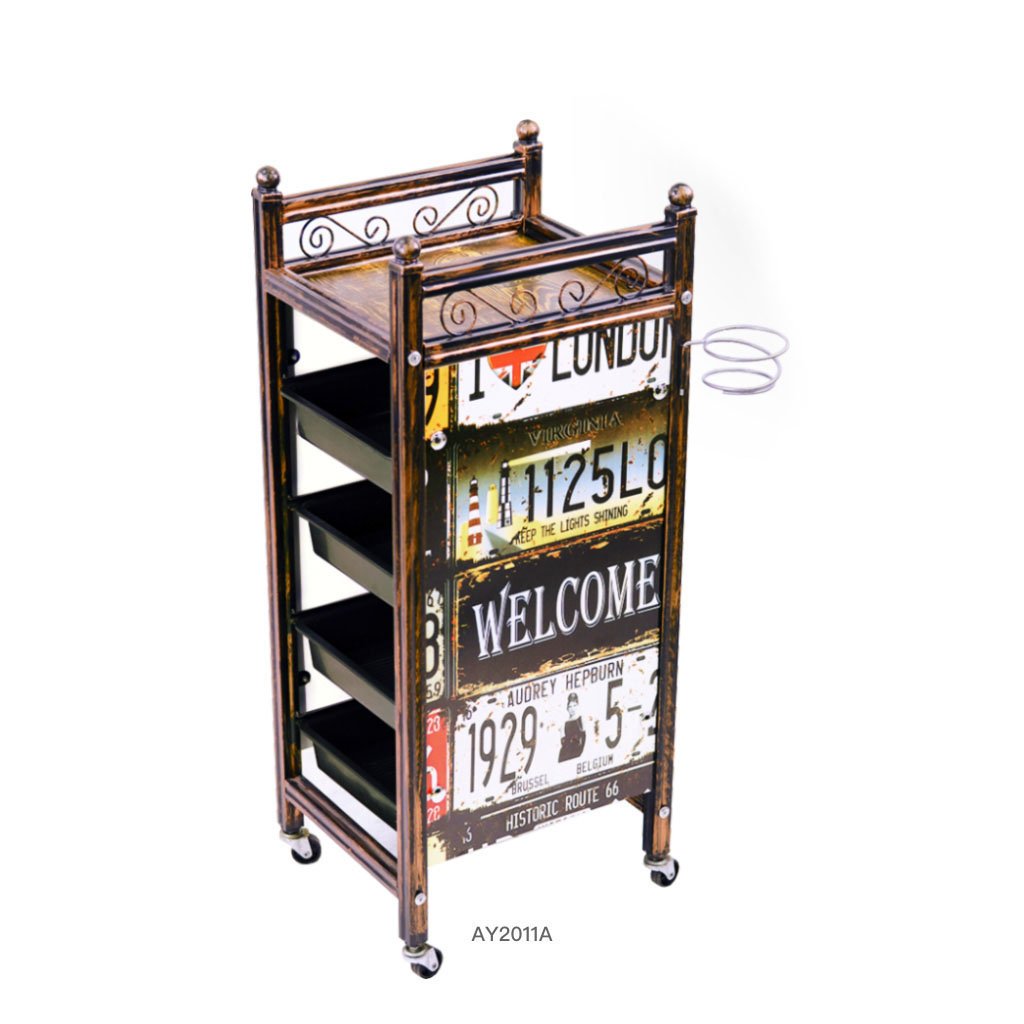 metal salon trolley salon trolley gold gold salon trolley barber accessories
