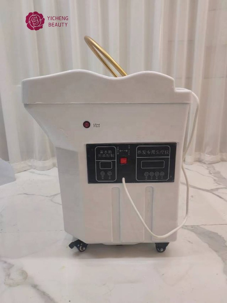 Yicheng beauty Fashion head spa bed portable shampoo basin salon hair wash sink with water tank Water Pump BarberShop Salon Use