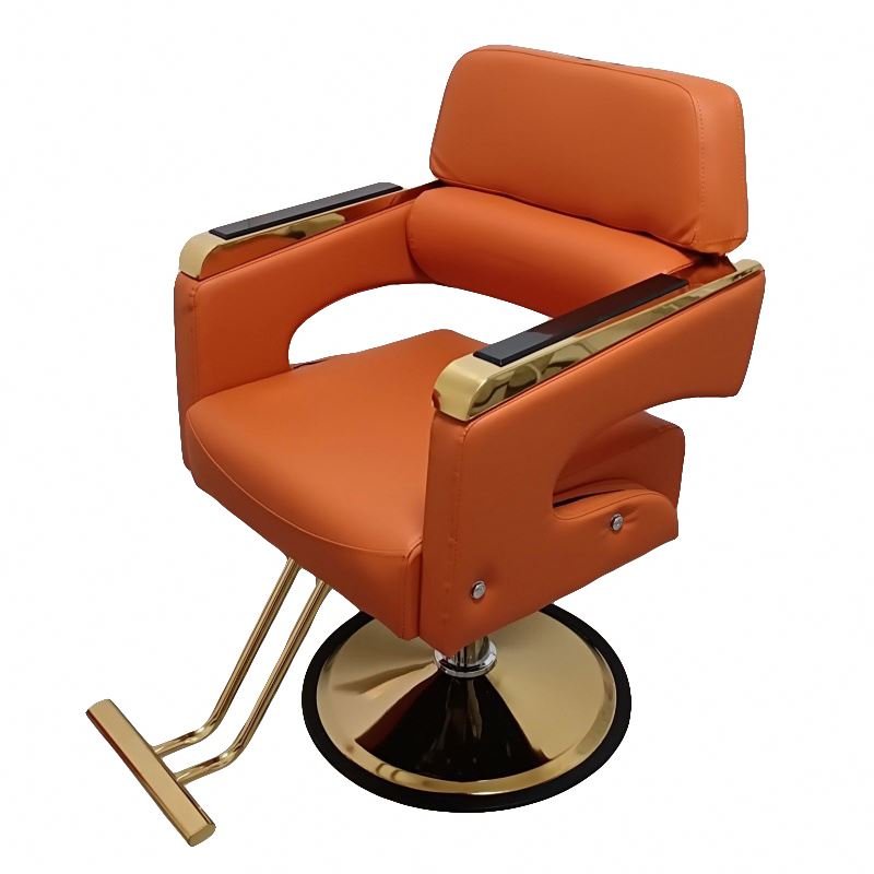 Light Luxury Modern Hydraulic Shaving Cutting Backrest Salon Chair With A Firm Base For Beauty Salon Shop