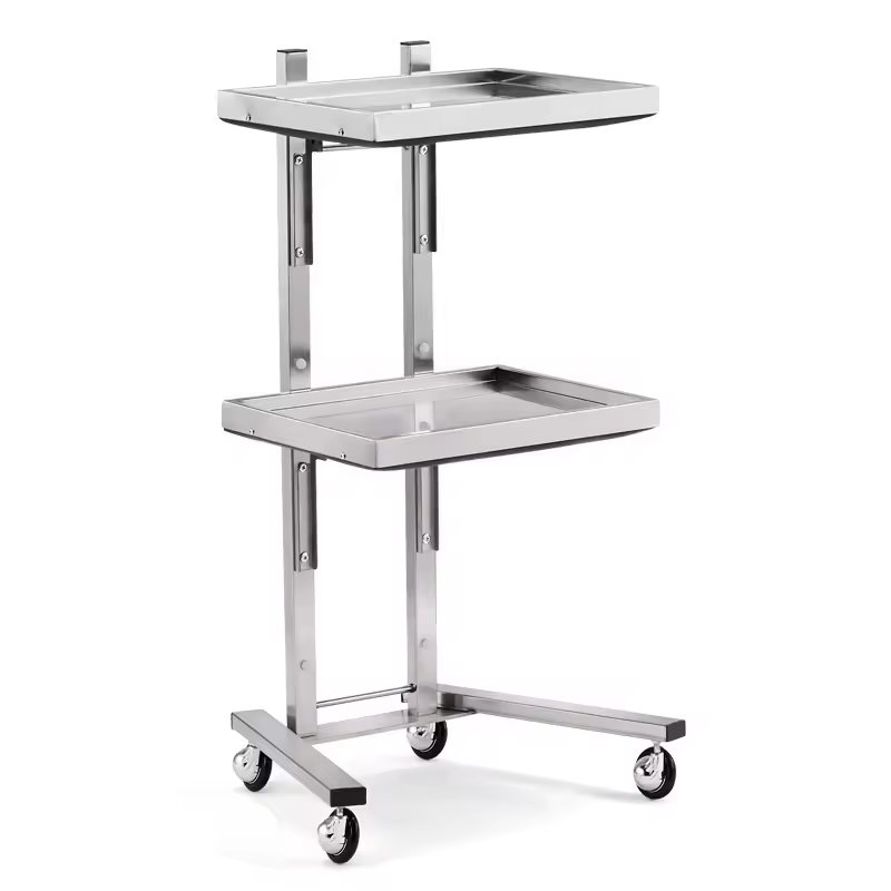 Hot and Popular Multifunctional Hairdressing Cart Salon Furniture with Gold and Silver Finish
