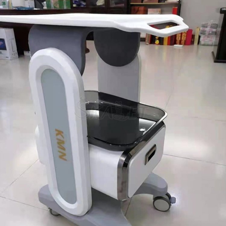 Newest Aluminum Alloy Double Drawers Trolley for Portable HIFU Beauty Machine