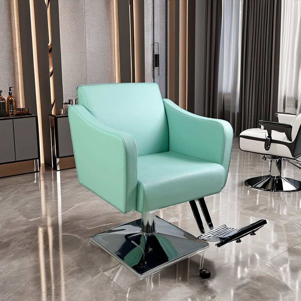 Modern Styling Hydraulic Chair Salon Styling Chairs Synthetic Leather Luxury Barber Chair for Beauty Salon
