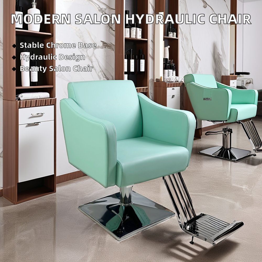 Modern Styling Hydraulic Chair Salon Styling Chairs Synthetic Leather Luxury Barber Chair for Beauty Salon
