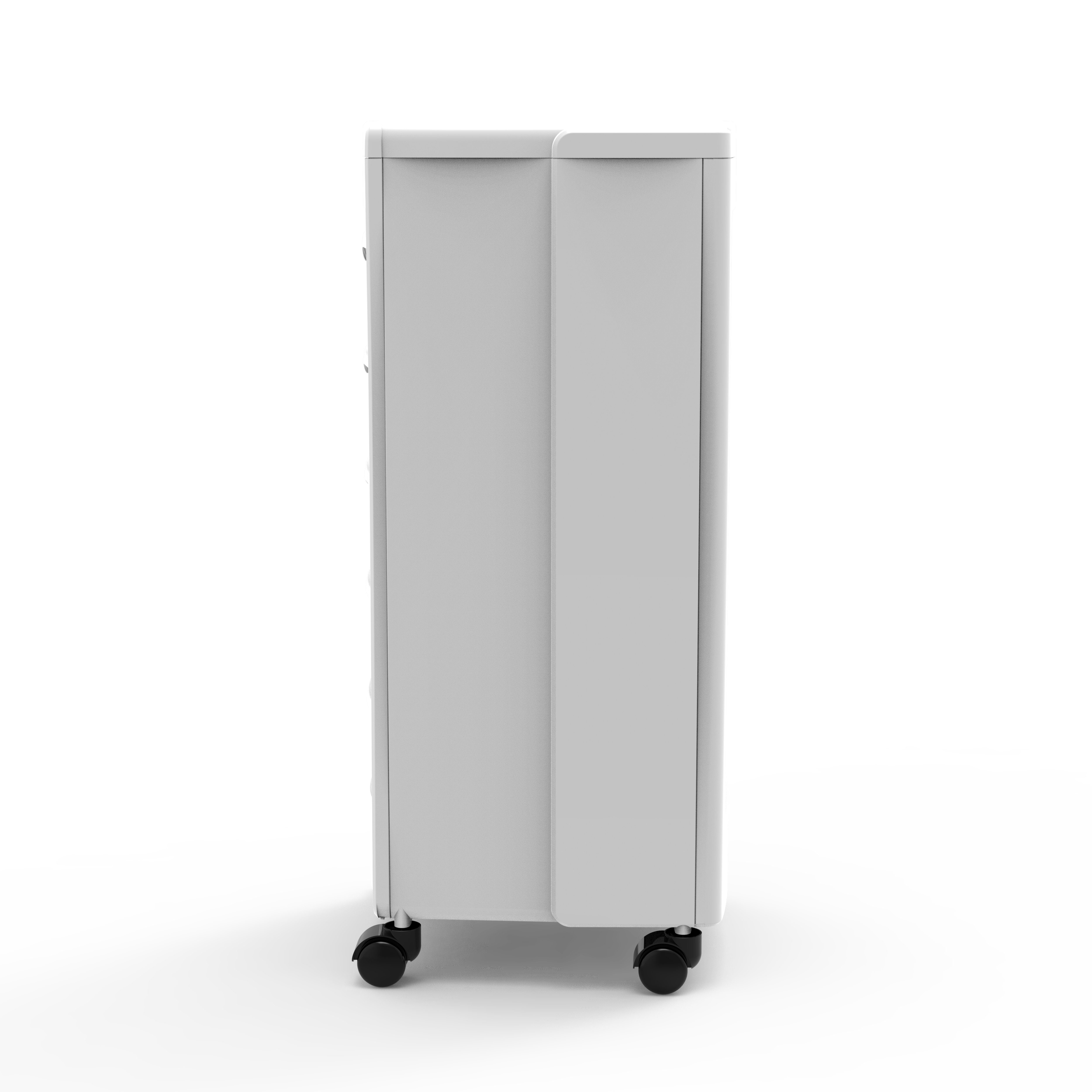 durable white hair salon trolley stylist color cart on wheels Hairdressing Working Cart