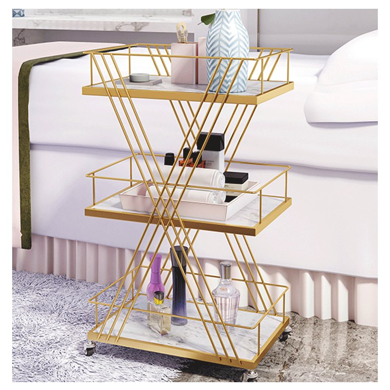 Factory Direct Sales Iron Beauty Tool Car Hair Salon Trolley