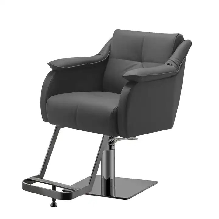 Barber Chair for Sale Hydraulic Salon Barber Chair Golden Hot Selling Barber Chairs Leather Wooden Packing