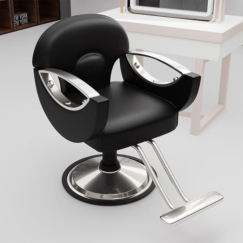 China factory Wholesale Salon Chairs Furniture Hairdressing Salon Beauty Styling Pink Barber Chair For Beauty Shop