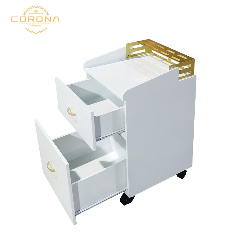Popular Salon Equipment Cosmetic Cart Dressing Salon Trolley