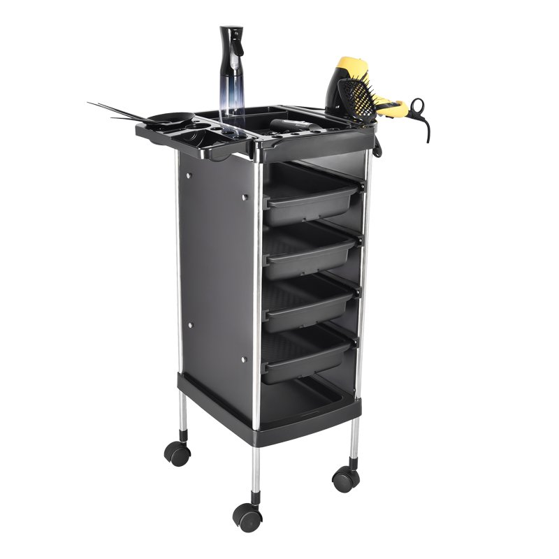 New Design Hair Trolley Cart Salon Beauty Salon Rolling Trolley Barber Shop Equipment Salon Drawer Trolley