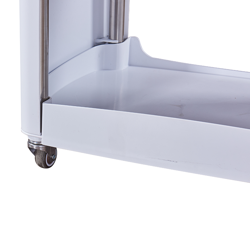 European Style Salon Trolley Cart with 3 Layer Storage Plastic Salon Furniture Handcart for Beauty Equipment