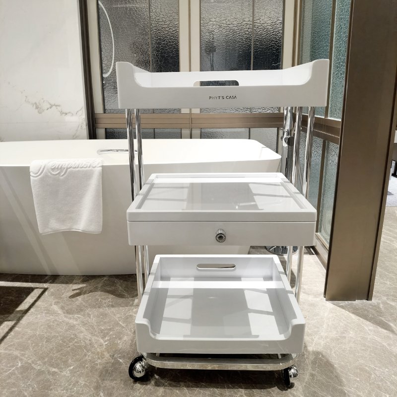 High end small cart beauty salon dedicated tool car skin management club shelf