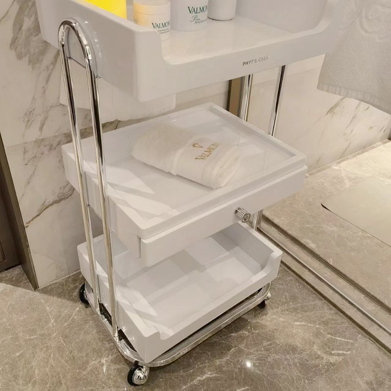 High end small cart beauty salon dedicated tool car skin management club shelf
