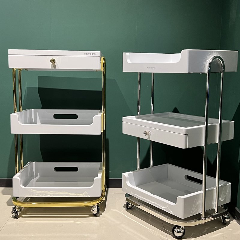 High end small cart beauty salon dedicated tool car skin management club shelf