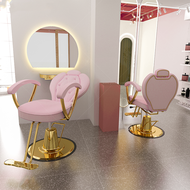 High Quality Hairdressing Furniture Salon Equipment Furniture Hair Cut Barber Chair Comfortable Salon Furniture Hydraulic Pump