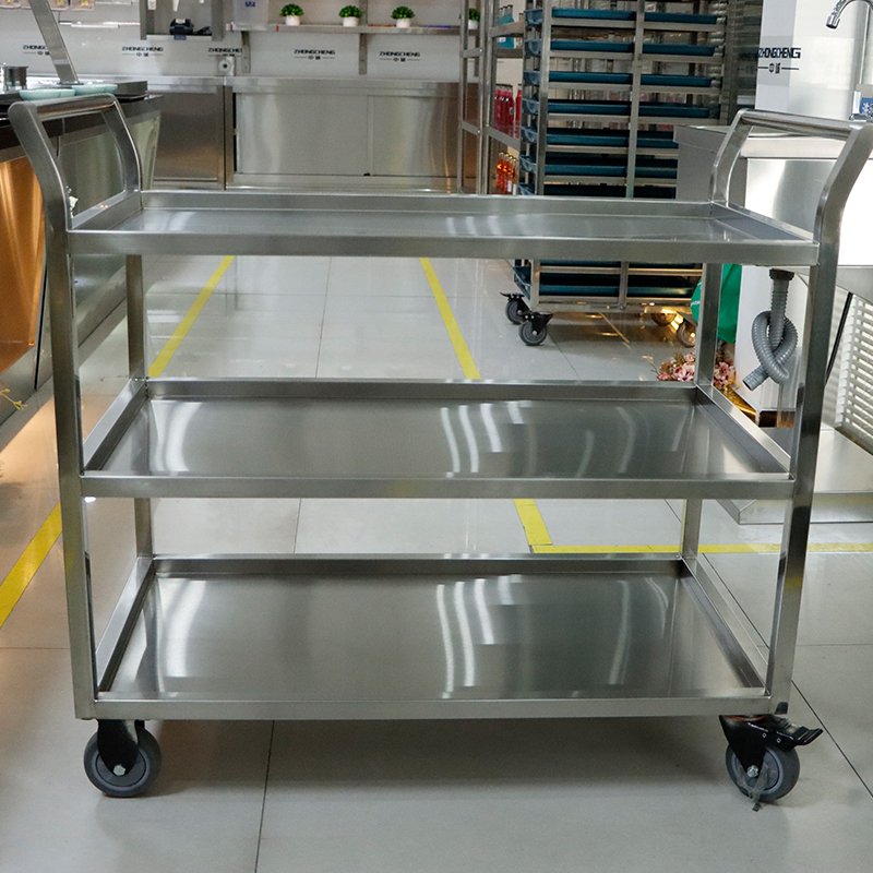 XIANGMING Commercial industrial drinks serving cart hotel coffee tea trolley mobile small food serving trolley