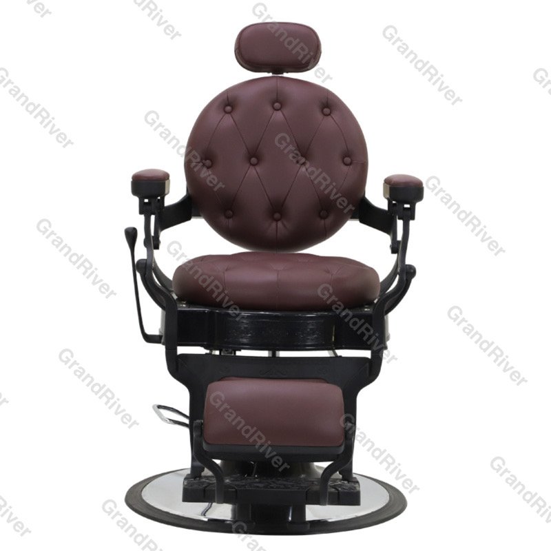 Hot Sale Silver Barber Shop Equipment Antique Barber Chair for Hair Salon Luxury Barber Chair
