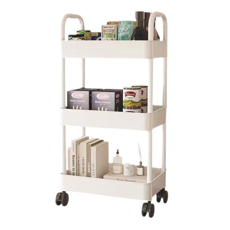 Multi Function Salon Trolley Kitchen Storage Rack Household Portable Fruit And Vegetables Rack Kitchen Organizer Rack