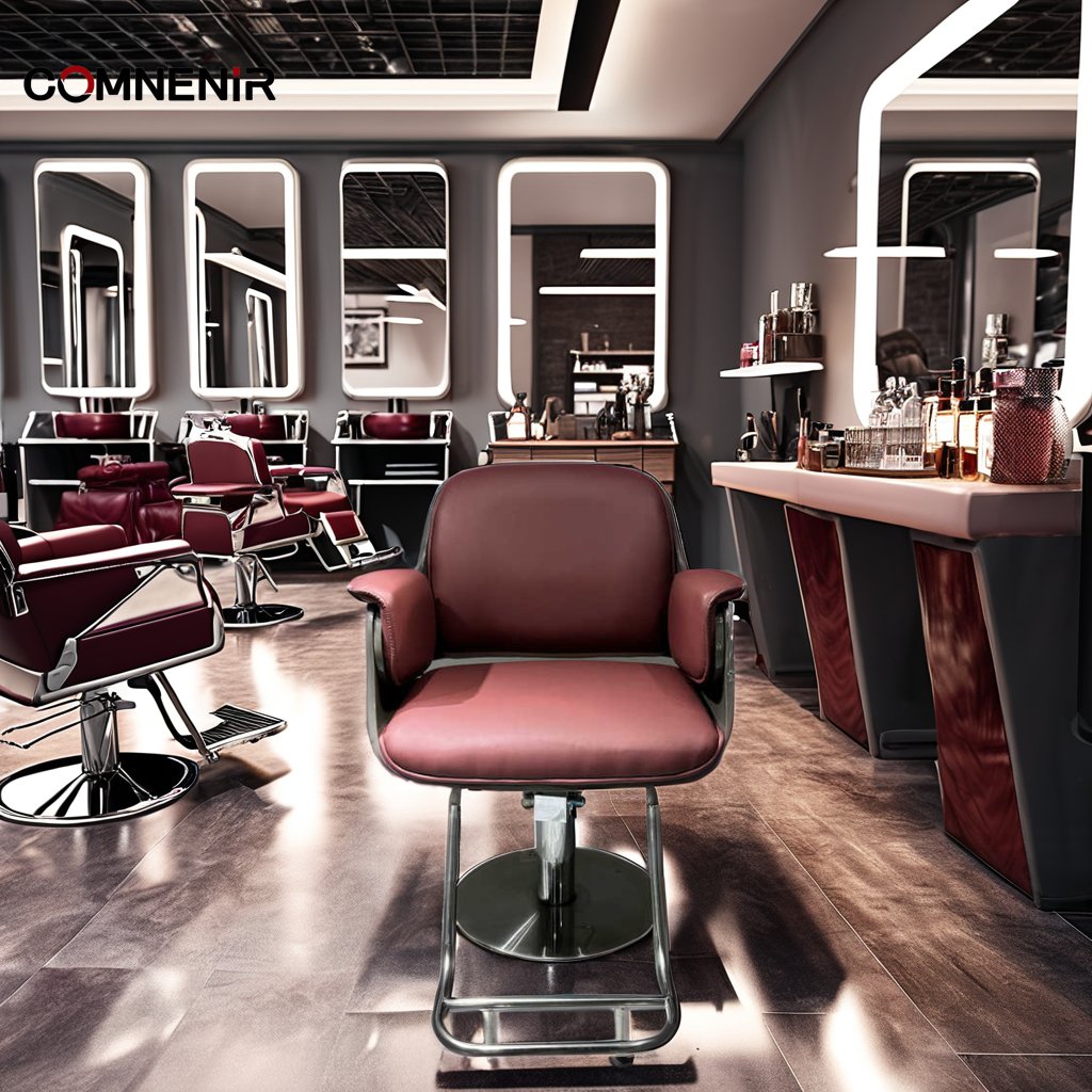 Luxury Hair Beauty Salon Furniture Barbershop Hairdressing Black Ladies Styling Barber Chair for Barbershop Chairs Woman