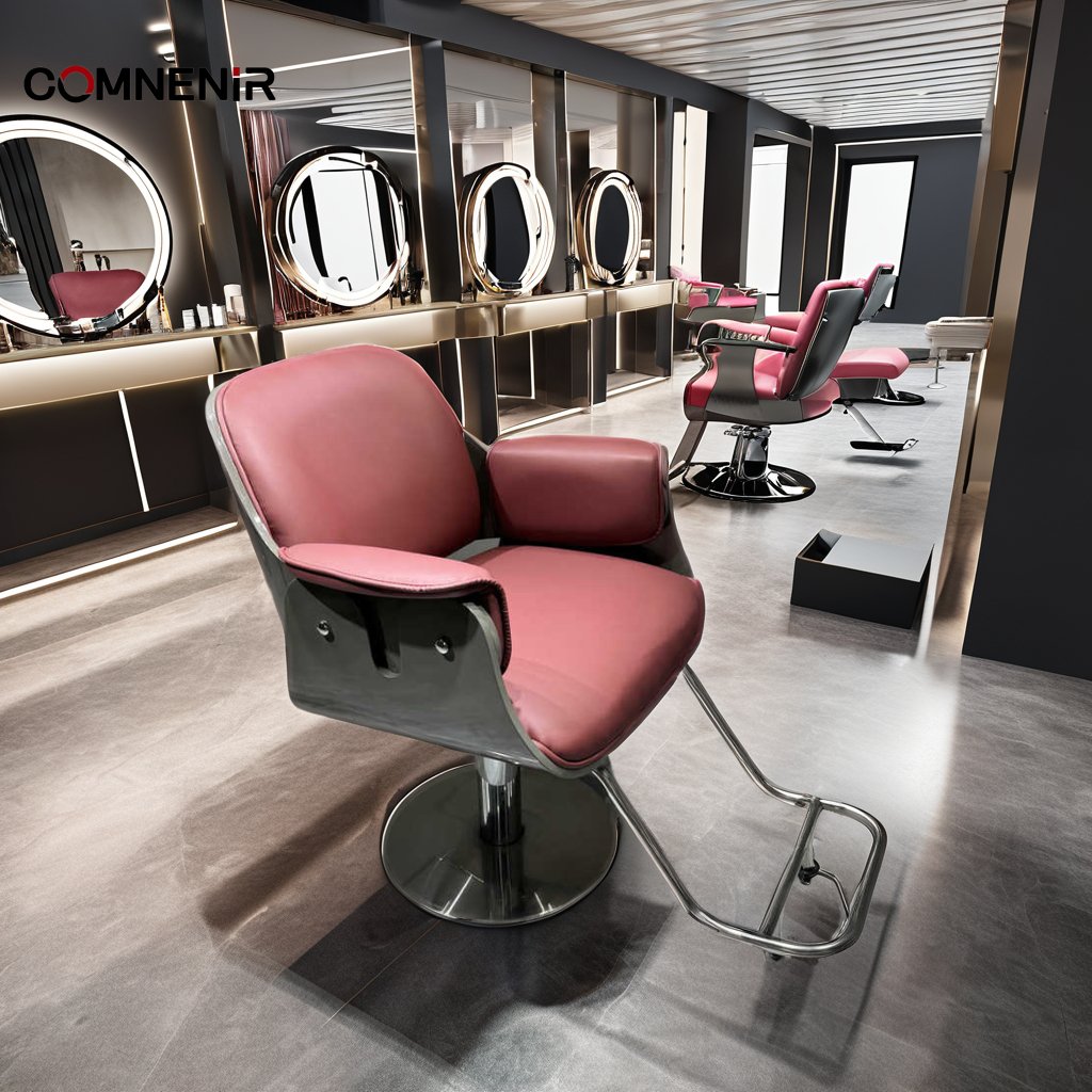 Luxury Hair Beauty Salon Furniture Barbershop Hairdressing Black Ladies Styling Barber Chair for Barbershop Chairs Woman