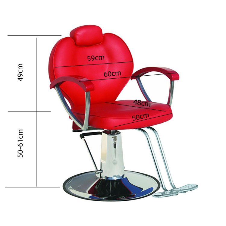 Barber Shop Barbar Haircut Hydraulic Reclining Barber Salon Chair