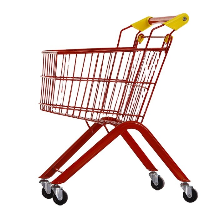 Fashion multi-colour Mini Supermarket Hand Trolleys / Kid toy supermarket mini shopping trolley