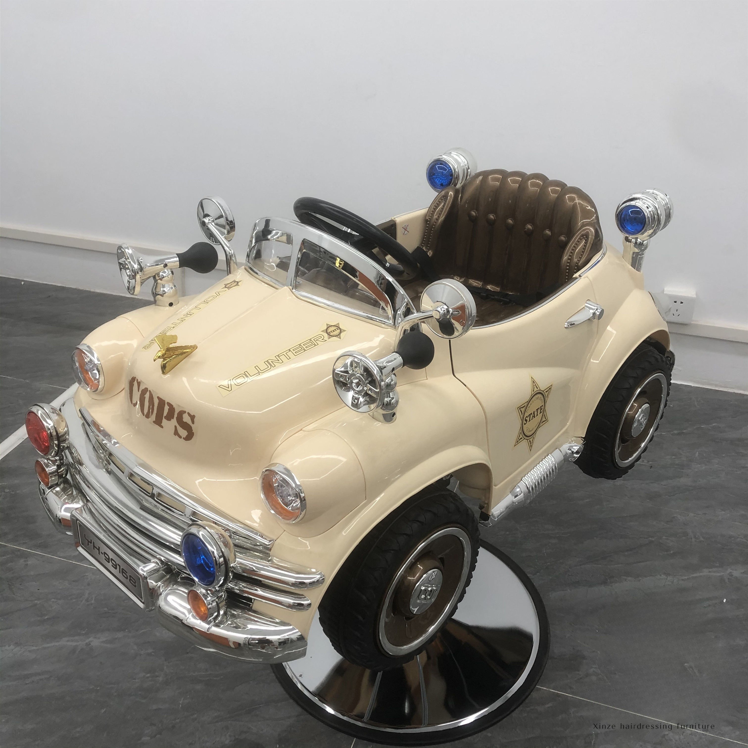 Kids Barber Chairs Car Hairdressing Kids Salon Chair Children Hair Salon Equipment Set Salon Furniture