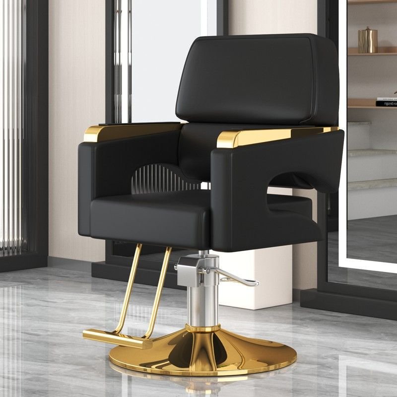 Barbershop chair modern simple hair cutting chair salon special ironing high-grade salon special chair