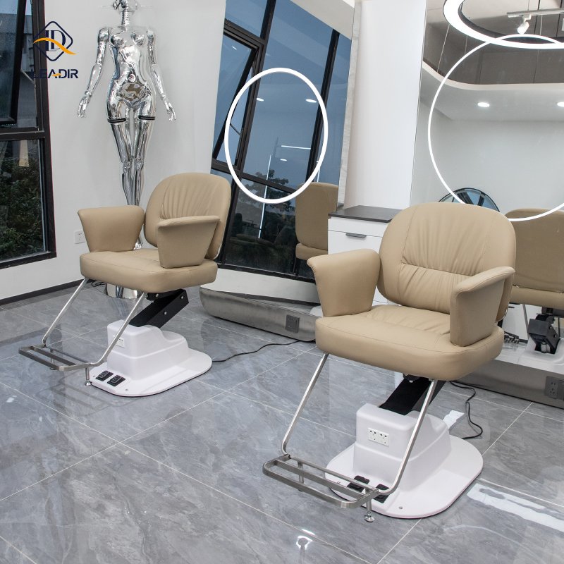 Modern Salon equipment Classic luxury Barbershop Exclusive Chair electric Control Barber Chairs
