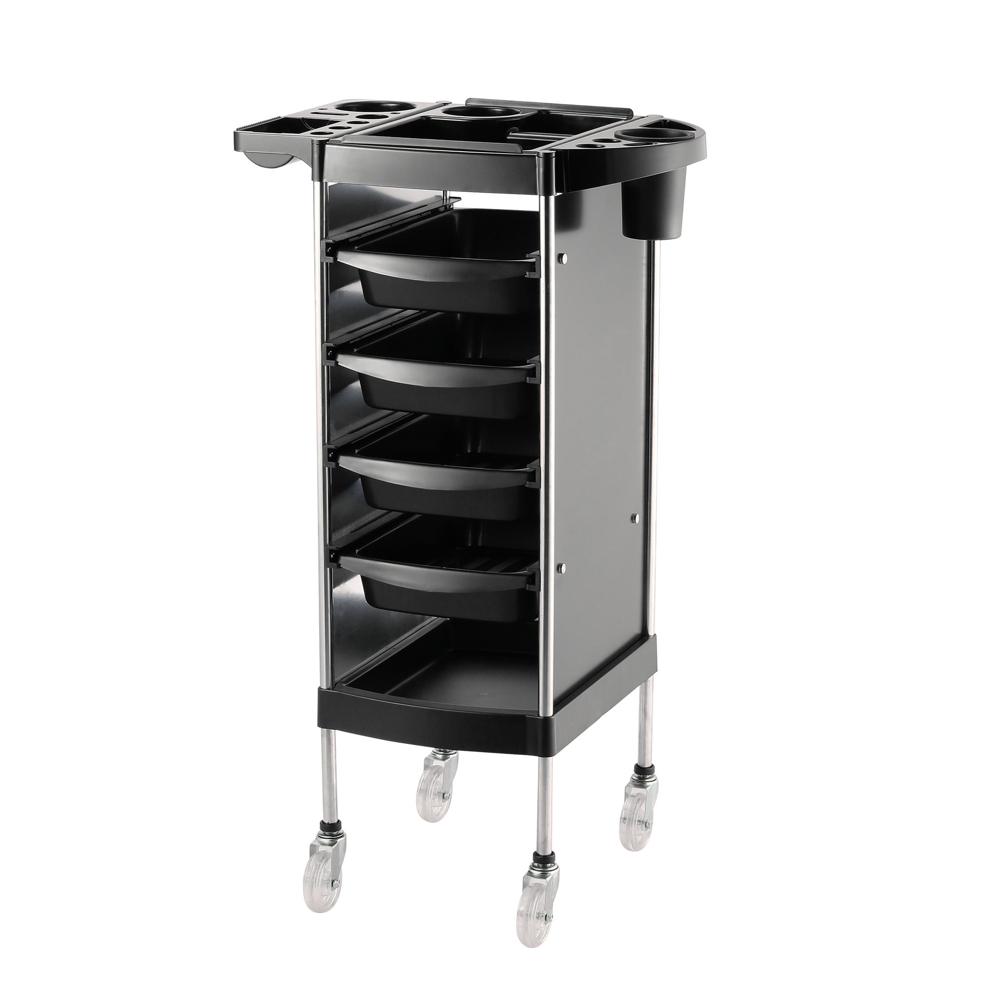 Factory wholesale black salon trolley hairdressing for beauty salon