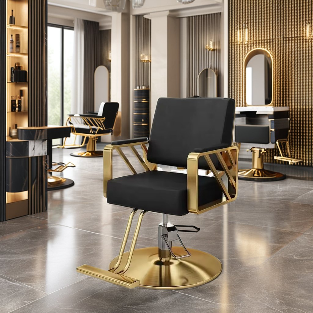 High Quality Modern Salon Furniture Synthetic Leather Barber Chair for Spa Hairdressing Chair Wholesale Modern Salon Equipment